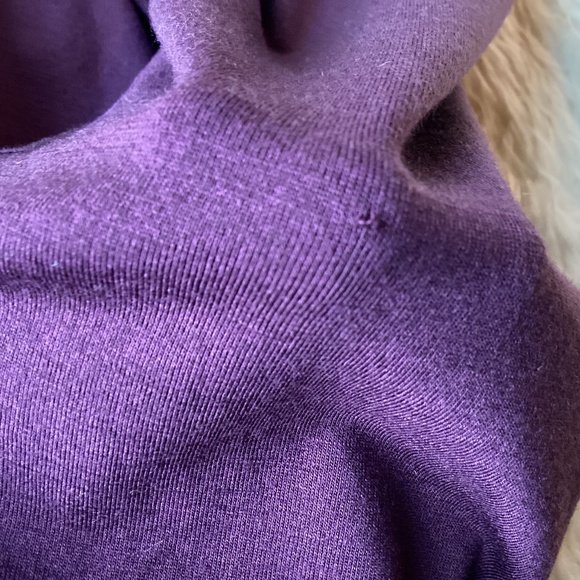 Wool& Cropped leggings in Marionberry L - Picture 5 of 6